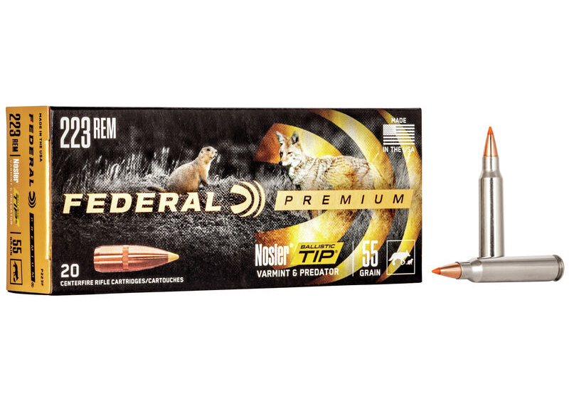 Federal 223 Rem 55gr Nosler Ballistic Tip (20ct)
