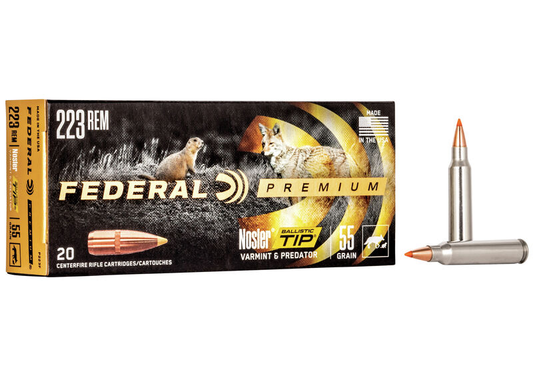Federal 223 Rem 55gr Nosler Ballistic Tip (20ct)