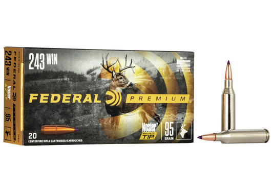 Federal 243 Win 95gr Nosler Ballistic Tip (20ct)