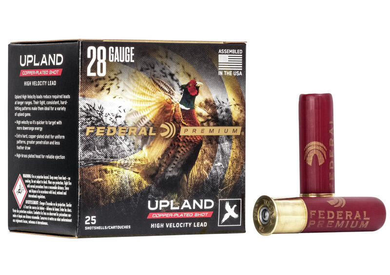 Federal Upland High Velocity Copper-Plated 28ga. 3/4oz. #6 (1295 fps) PER BOX
