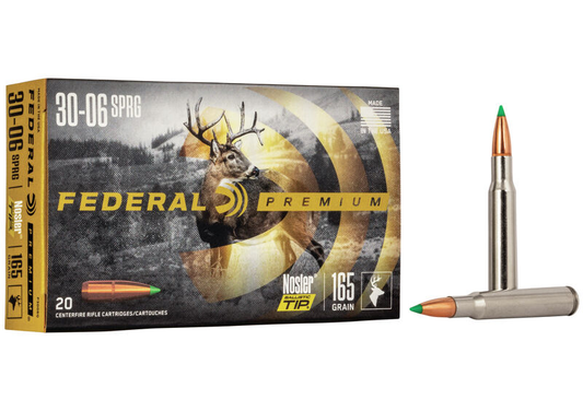 Federal 30-06 165gr Nosler Ballistic Tip (20ct)