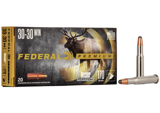 Federal 30-30 Win 170gr Nosler Partition (20ct)