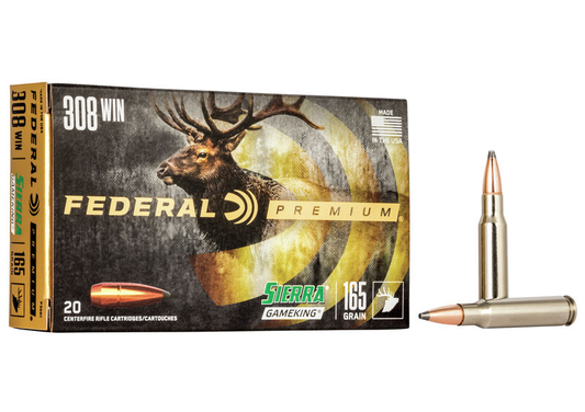 Federal 308 Win. 165gr Gameking BTSP (20ct)