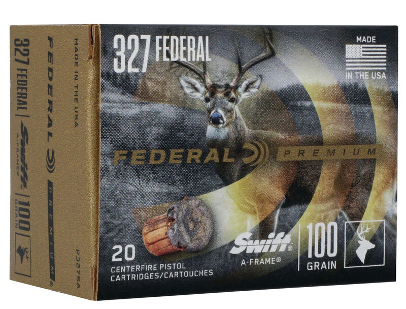 Federal 327 Federal Mag 100gr Swift A-Frame JHP (20ct)