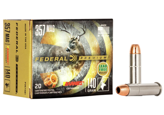Federal 357 Mag 140gr Barnes X (20ct)