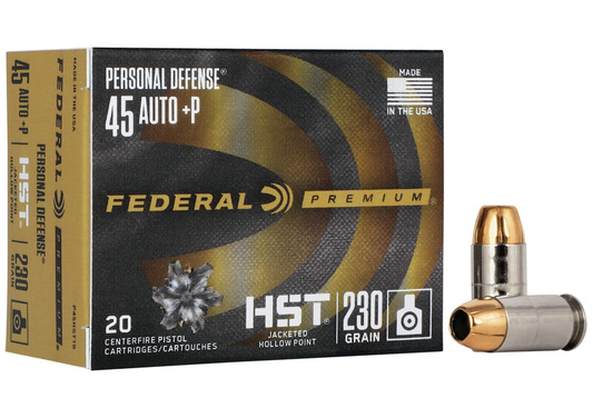 Federal 45 Auto+P 230gr HST JHP (20ct)