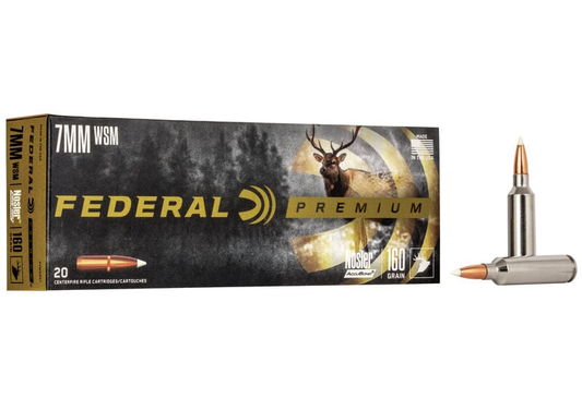 Federal 7mm WSM 160gr Nosler Accubond (20ct)