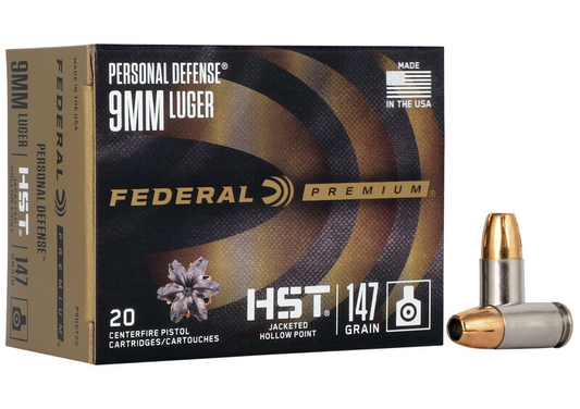 Federal 9mm 147gr HST JHP (20ct)