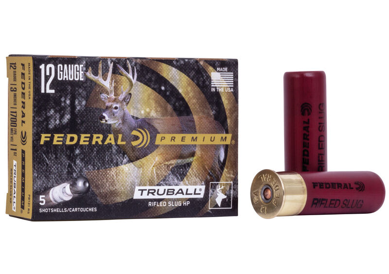Federal TruBall Rifled Slug 12ga. 3" 1 oz. (1700 fps) (5ct)