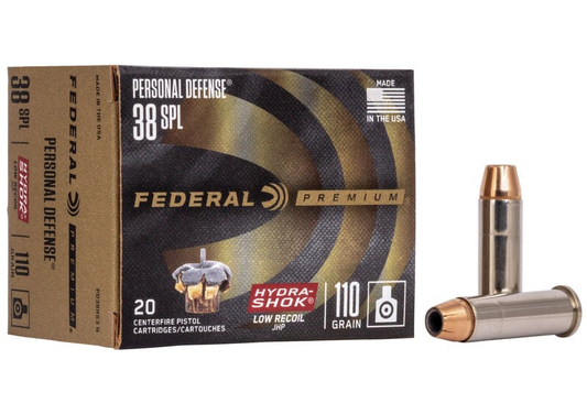 Federal 38 Special 110gr Hydra-Shok JHP (20ct)
