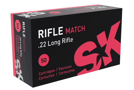 SK 22 LR Rifle Match (Red) (50ct)