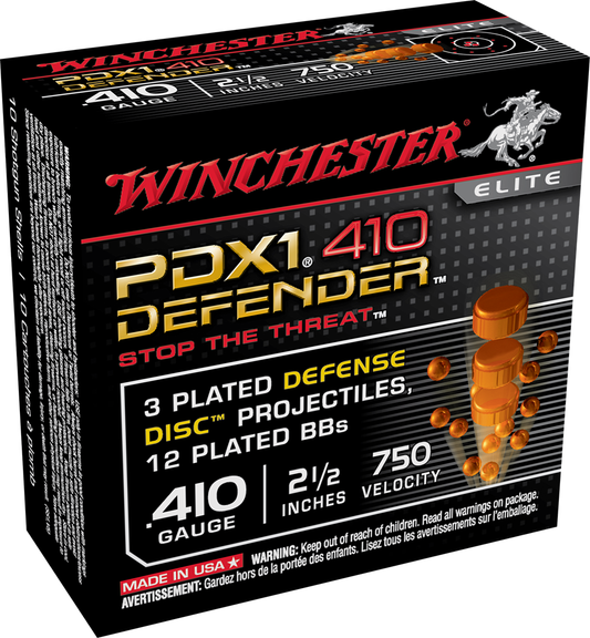 Winchester Defender 410 2-1/2" Defense Disc/BB Combo (750fps)
