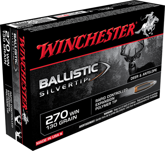 Winchester 270 Win 130gr. Ballistic Silvertip (20ct)
