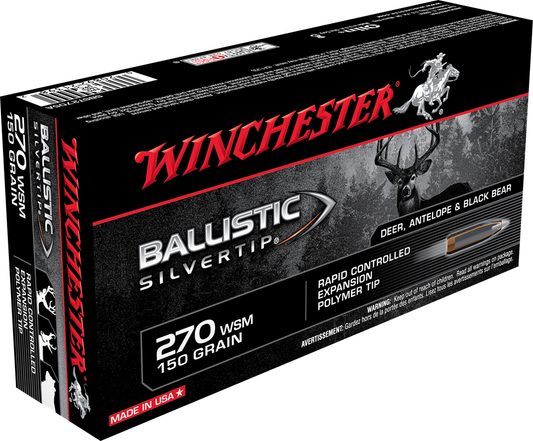 Winchester 270 WSM 150gr. Ballistic Silvertip (20ct)