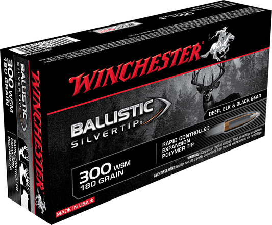 Winchester 300 WSM 180gr. Ballistic Silvertip (20ct)