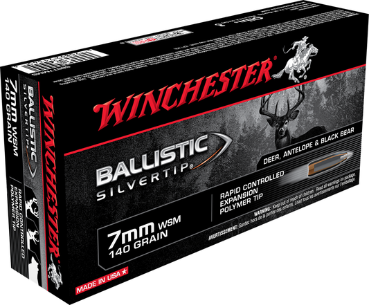 Winchester 7mm WSM 140gr. Ballistic Silvertip (20ct)