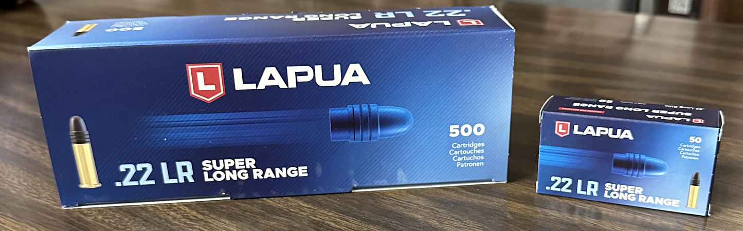 Lapua 22 LR Super Long Range (50ct)