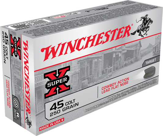 Winchester 45 Colt 250gr Lead Cowboy Action (50ct)