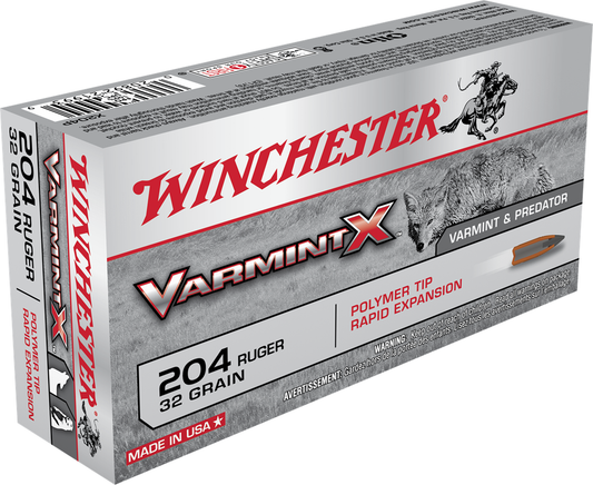 Winchester 204 Ruger 32gr Varmint X (20ct)