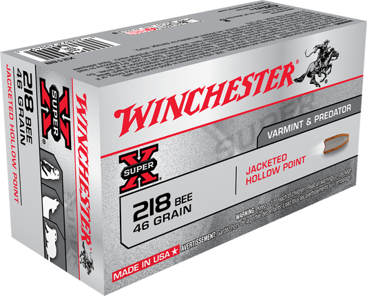 Winchester 218 Bee 46gr JHP (50ct)