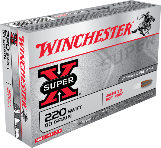 Winchester 220 Swift 50gr JSP (20ct)