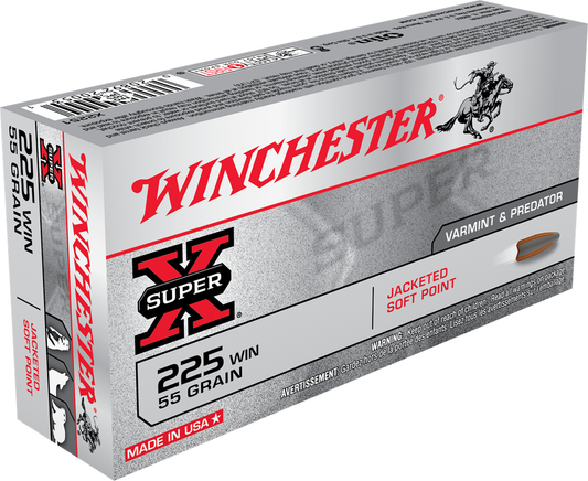 Winchester 225 Win. 55gr. Soft Point (20ct)
