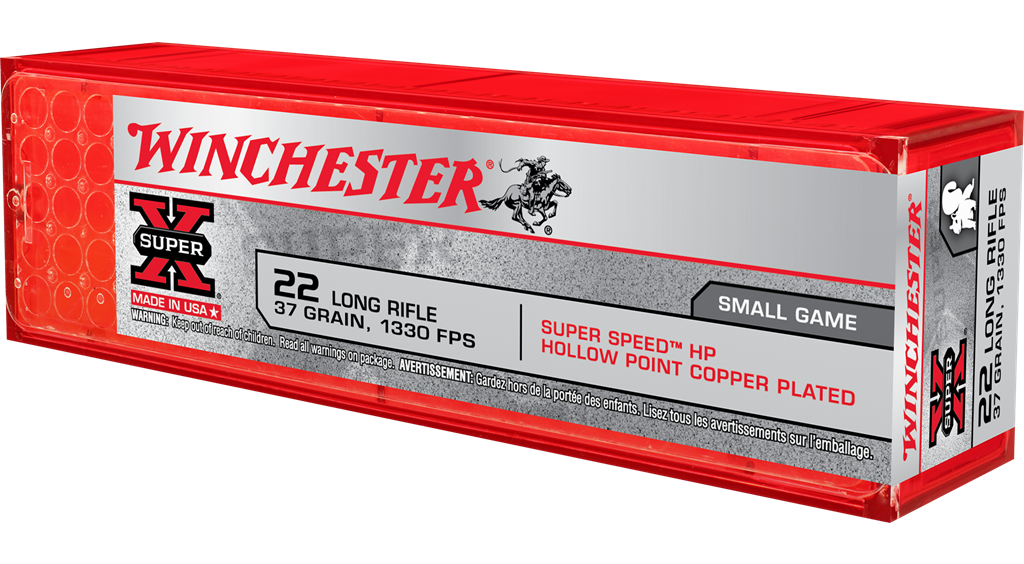 Winchester 22 LR 37gr. LHP Copper Plated (100ct)