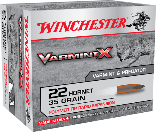 Winchester 22 Hornet 35gr. Varmint X (20ct)