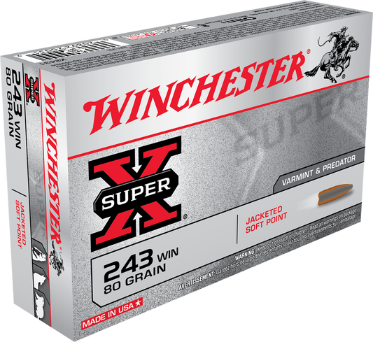 Winchester 243 Win 80gr JSP (20ct)