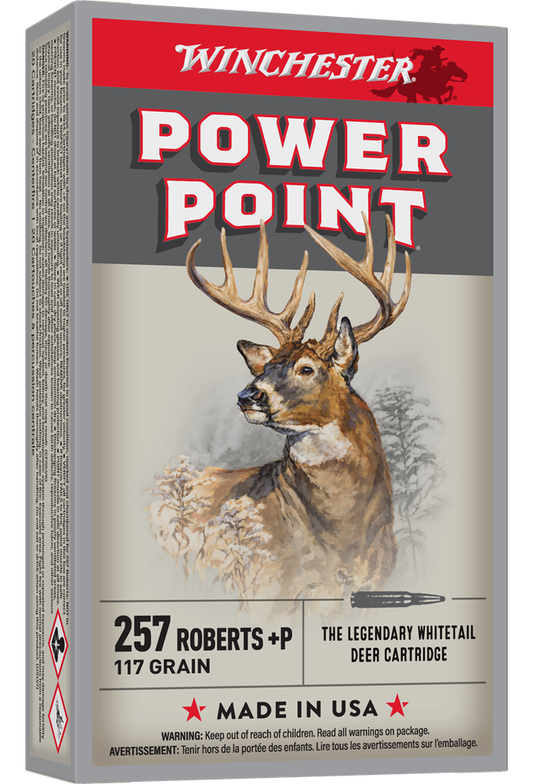 Winchester 257 Roberts+P 117gr. Power Point (20ct)
