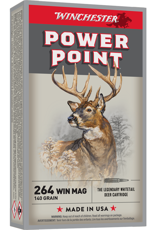 Winchester 264 Win Mag 140gr Power Point (20ct)