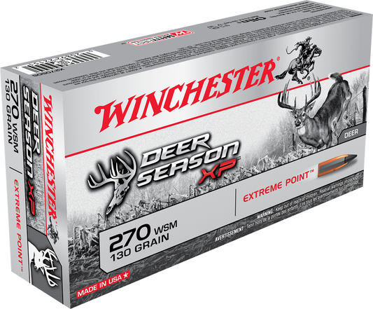 Winchester 270 WSM 130gr. Deer Season XP (20ct)