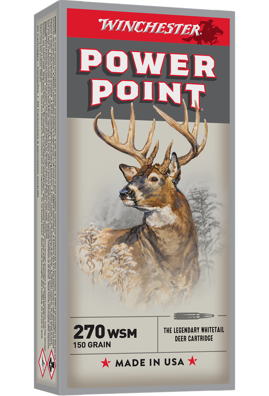 Winchester 270 WSM 150gr. Power Point (20ct)