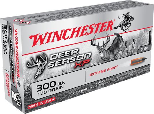 Winchester 300 Blackout 150gr. Deer Season XP (20ct)