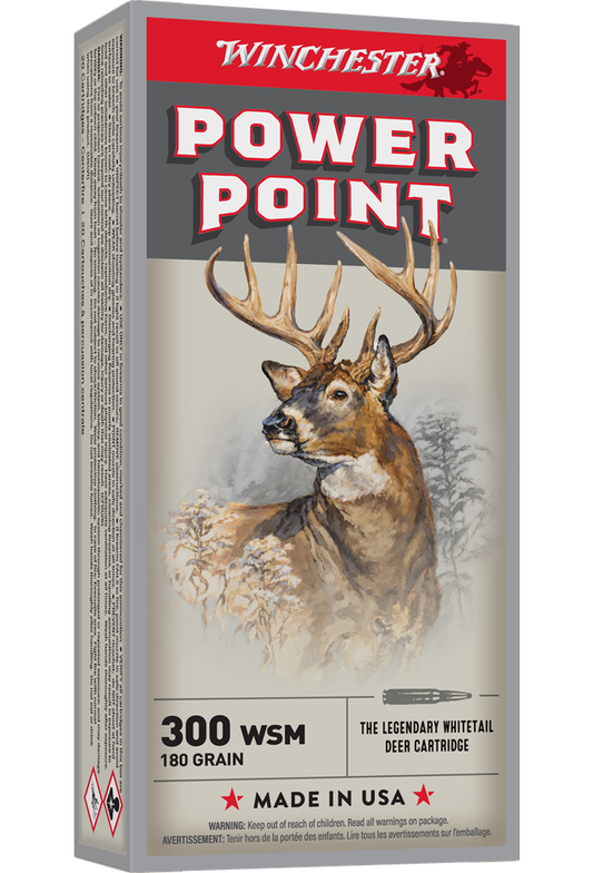Winchester 300 WSM 180gr Power Point (20ct)