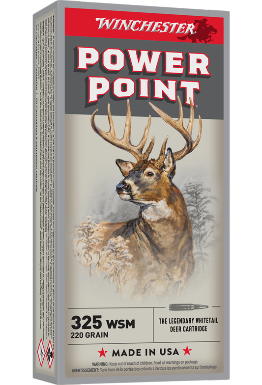 Winchester 325 WSM 220gr. Power Point (20ct)