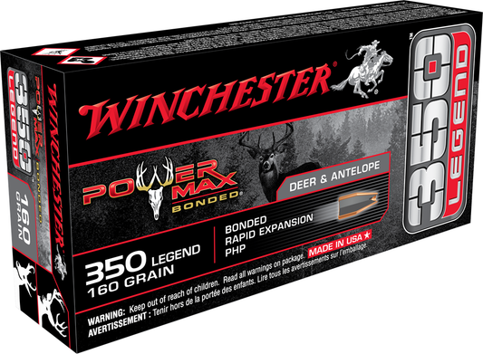 Winchester 350 Legend 160gr Power Max Bonded (20ct)