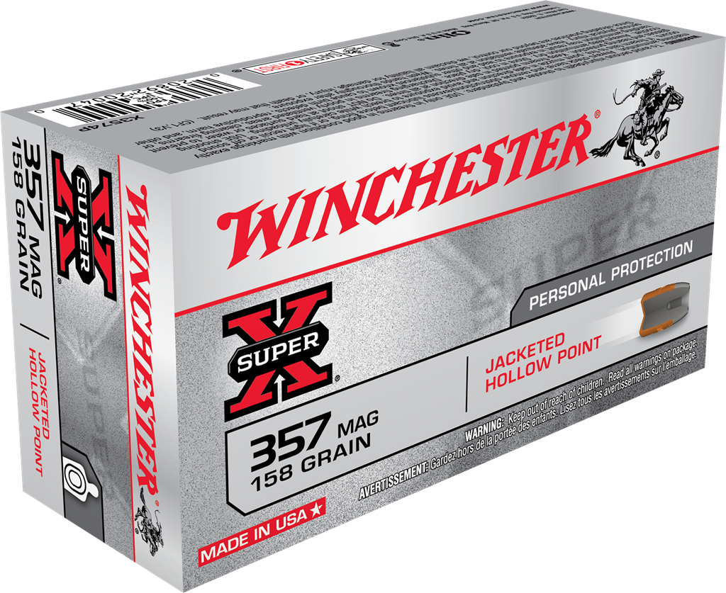 Winchester 357 Mag 158gr JHP (50ct)