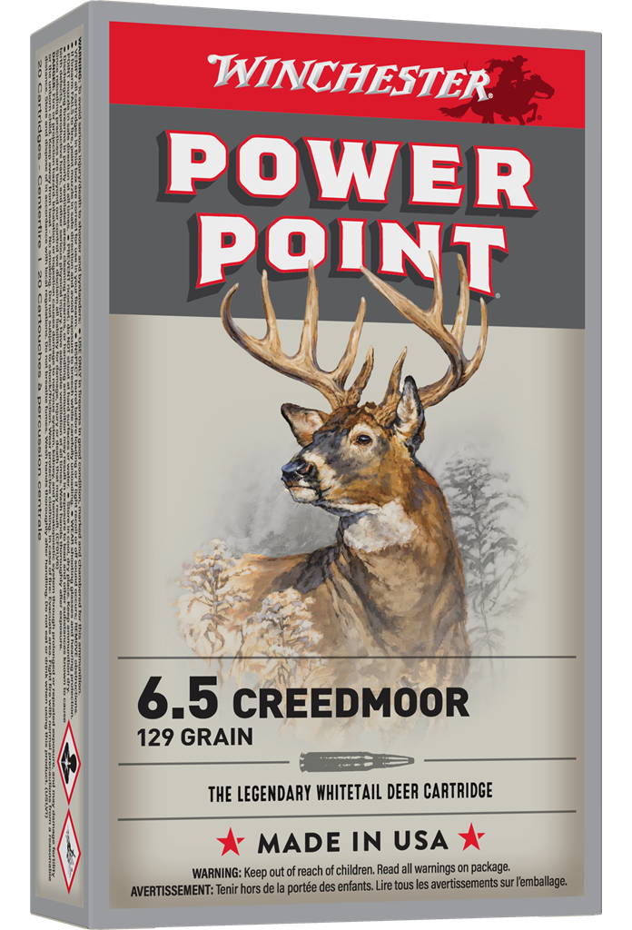 Winchester 6.5 Creedmoor 129Gr. Power Point (20ct)