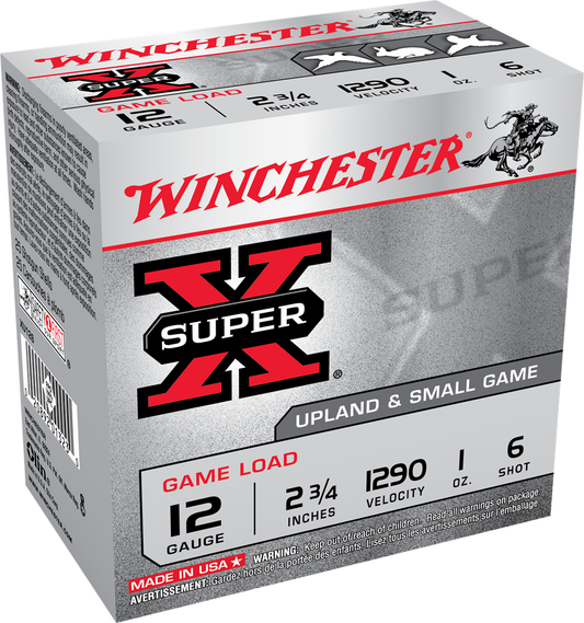 Winchester Heavy Game 12ga 2-3/4" 1oz #6 (1290fps) PER BOX