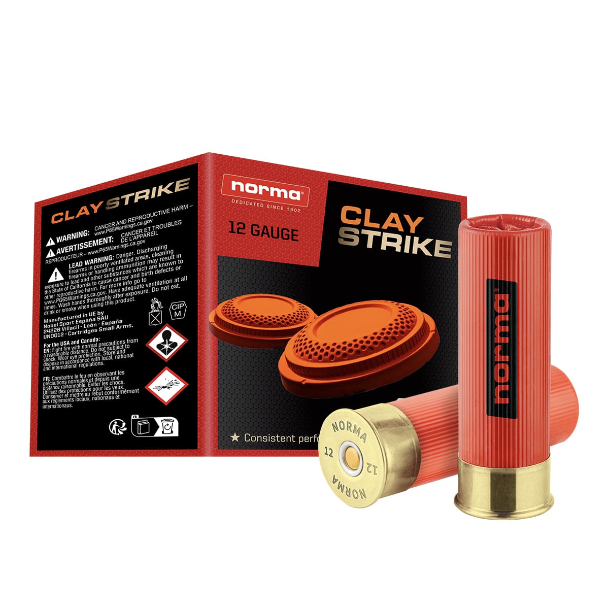 Norma Claystrike 12ga 1oz #8 (1250 fps)