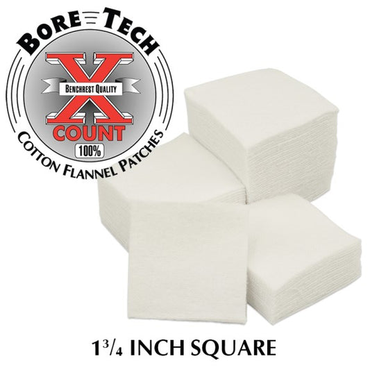 Bore Tech Patch 1 3/4" Square 250/Bag