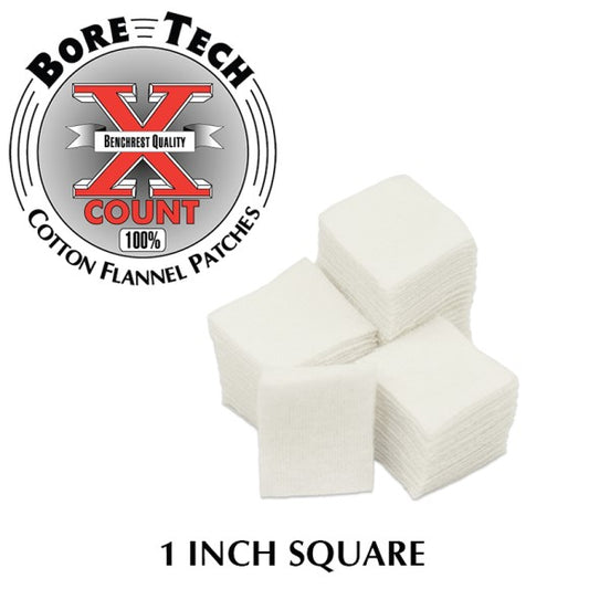 Bore Tech Patch 1" Square 250/Bag