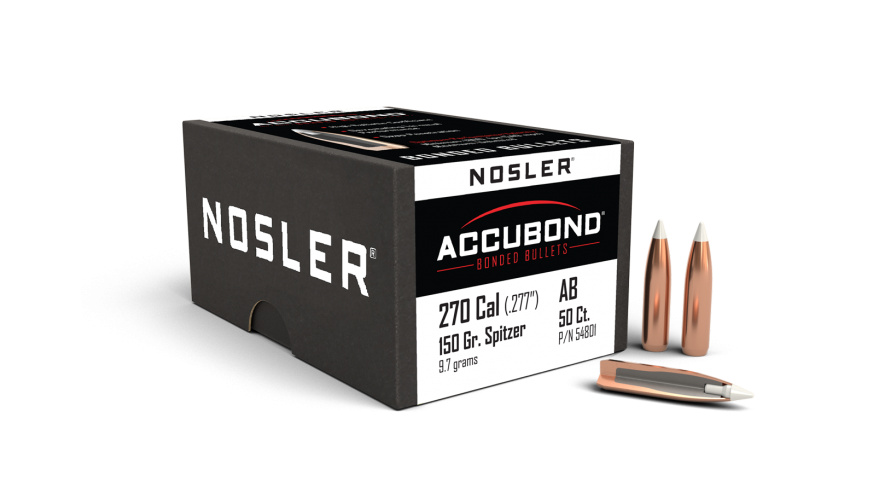 Nosler 270 Cal .277 150gr Accubond (50ct)