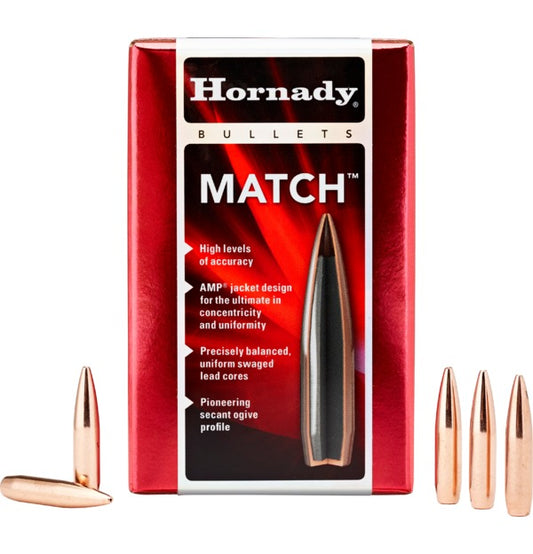 Hornady 6.5mm .264 123gr BTHP Match (100 ct.)