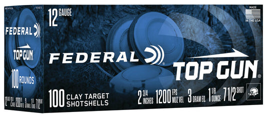 Federal Top Gun 12ga. 1 1/8 oz. 1200 fps #7.5 (1200 fps) 200 count