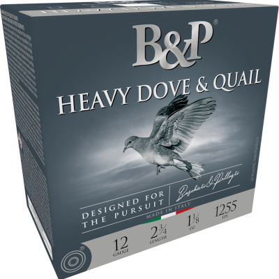 B&P Dove & Quail 12ga 1 1/8oz #6 (1255 fps) PER BOX