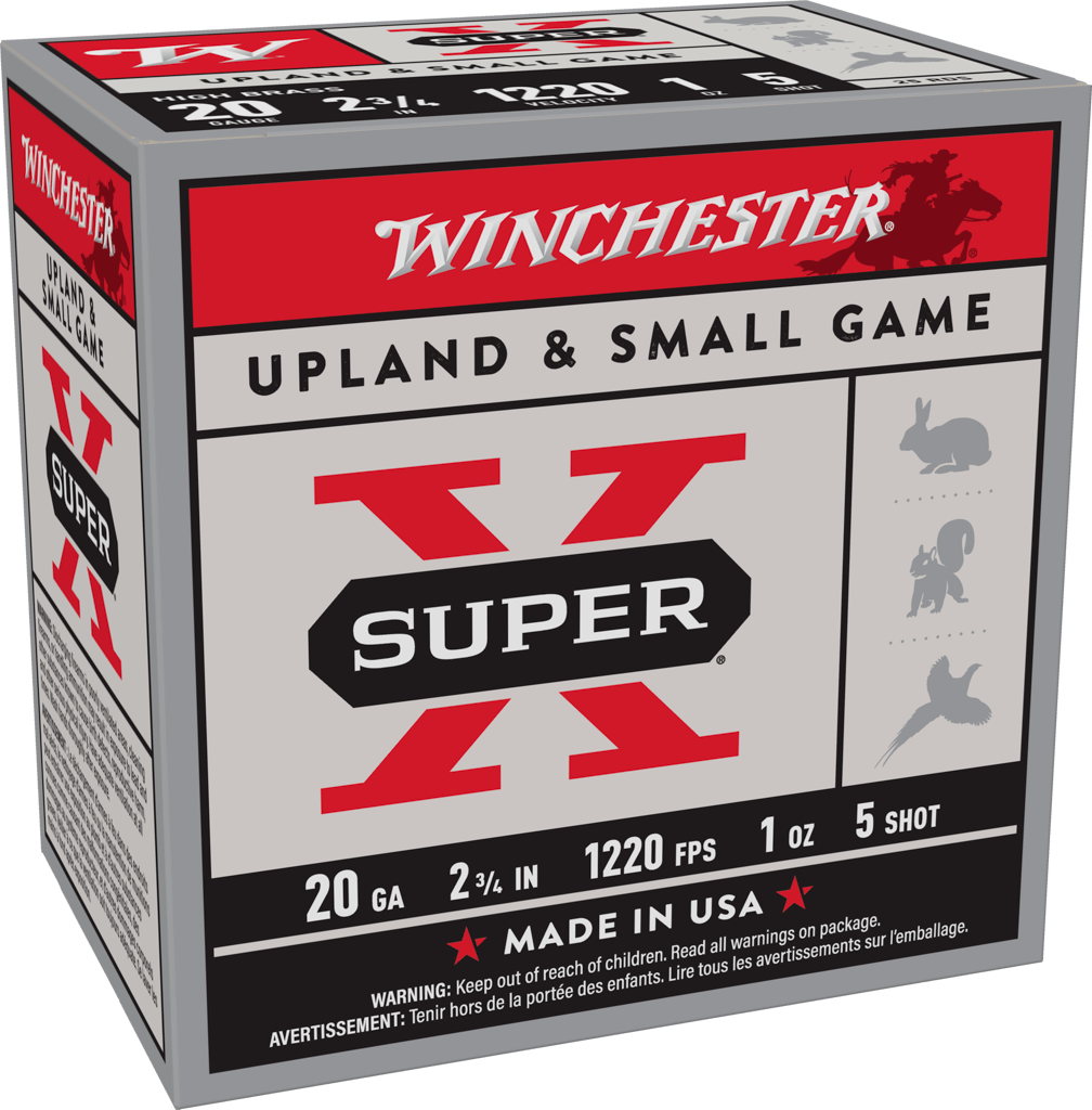 Winchester Heavy Game 20ga 2 3/4" 1oz #5 (1220 fps) PER BOX