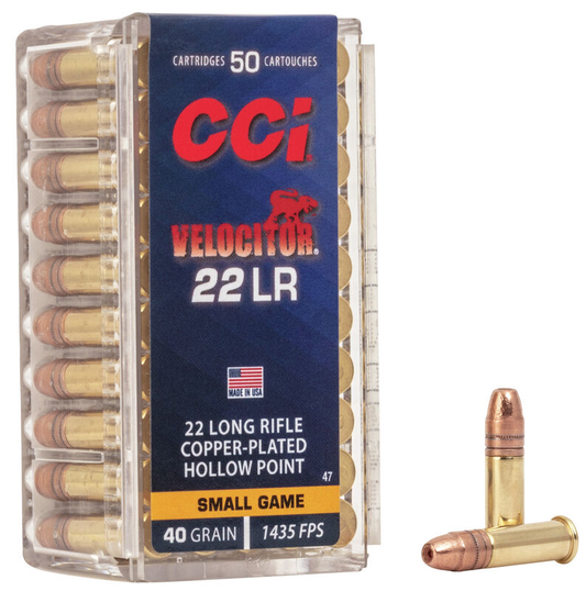 CCI 22 LR Velocitor 40gr. CPHP (50 ct.)