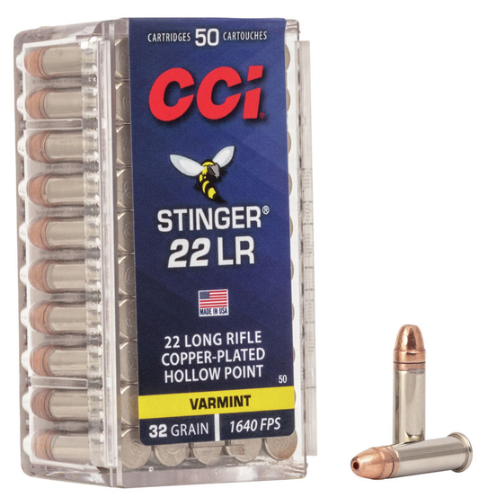 CCI 22 LR Stinger 32gr. CPHP (50 ct.)